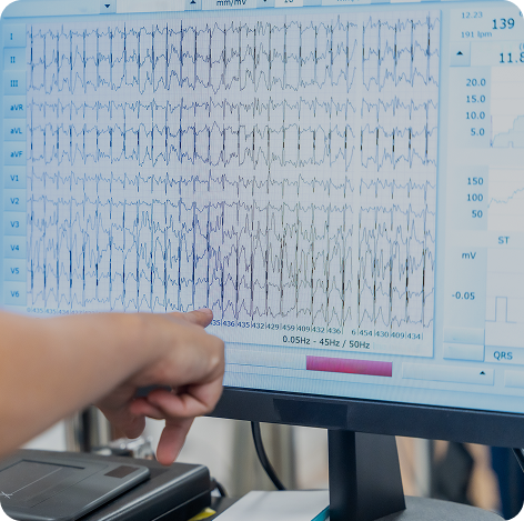 Specific Issue Polygraph Test examination in progress